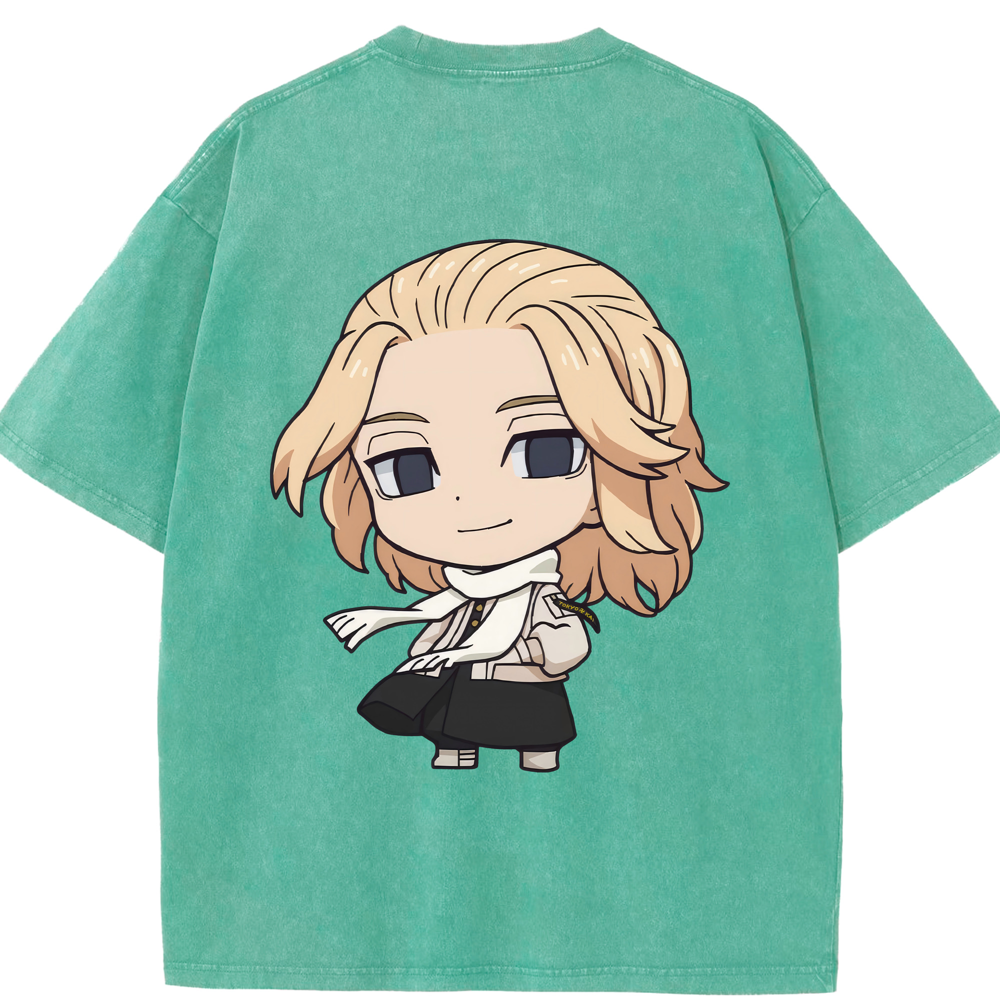 （画像用） 東京リベンジャーズ Tokyo Revengers 綿100% ヴィンテージ風 半袖Tシャツ（背面プリント）